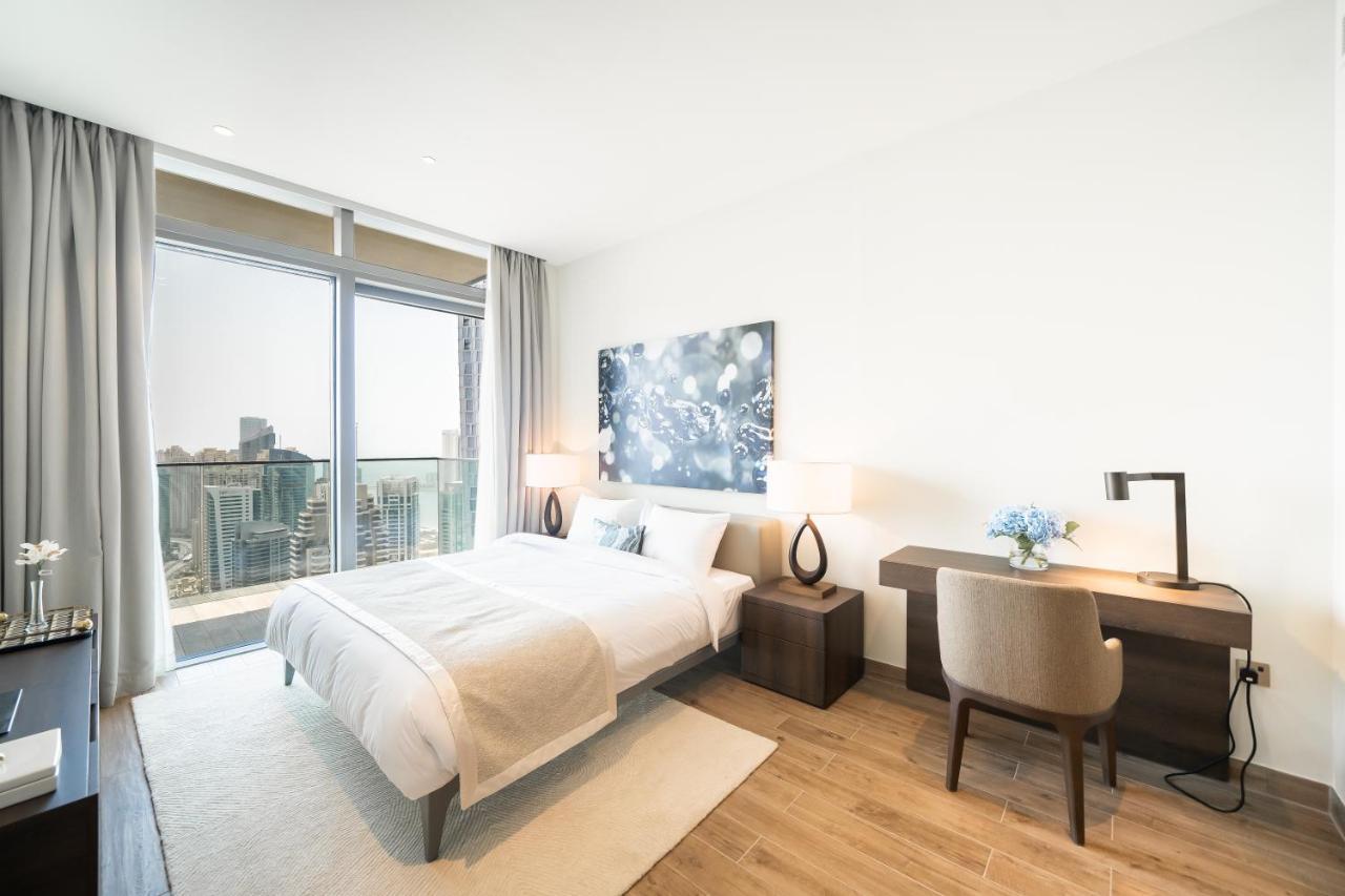 Luton Vacation Homes - Marina View & Luxury 1Br - Jumeirah Living Marina Gate Tower 3 - 54Ab49Ab36Ab Дубай Екстериор снимка