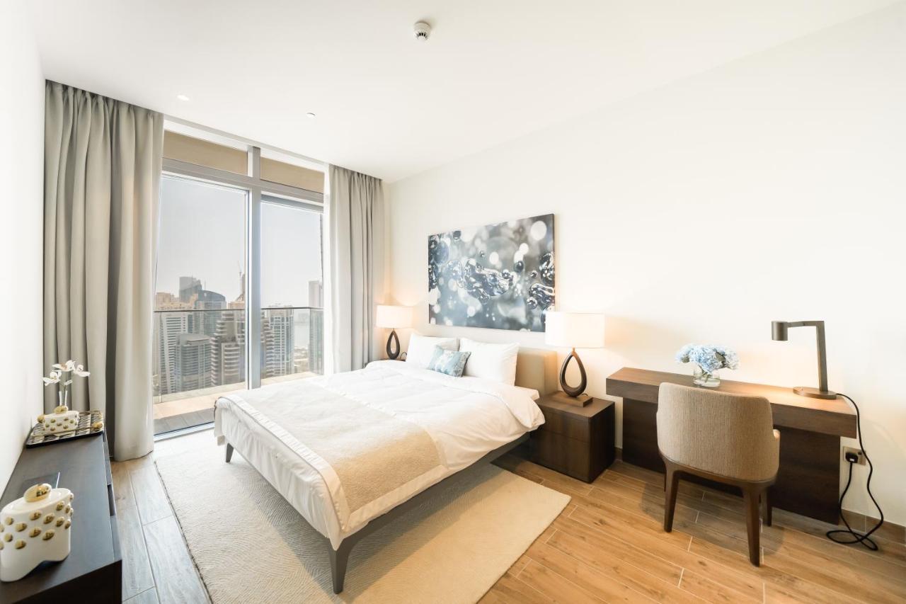 Luton Vacation Homes - Marina View & Luxury 1Br - Jumeirah Living Marina Gate Tower 3 - 54Ab49Ab36Ab Дубай Екстериор снимка